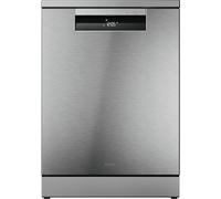 Haier I-Pro Shine Series 3 Freestanding Dishwasher, 15 Place Settings, Class C, Eco Inverter Motor, Maxi Tub, Smart AI Technology, Wi-Fi Connectivity, Stainless Steel, 60x60x83.5 cm - XF 5C4M1X-80