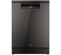 Haier i-Pro Series 7 XF 4A4M4PDA-80 Wifi Connected Full Size Dishwasher - Graphite - A Rated, Silver