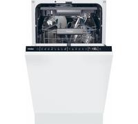 Haier I-Pro Shine Series 4 XI1C3TB2FB-80 Wifi Connected Integrated Slimline Dishwasher - Black Control Panel with Fixed Door Fixing Kit - C Rated, Black