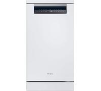 Haier I-Pro Shine Series 5 XF1C3TB1FW-80 Wifi Connected Slimline Dishwasher - White - C Rated, White
