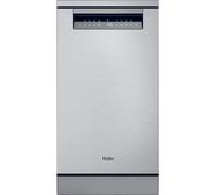 Haier I-Pro Shine Series 5 XF1C3TB1FX-80 Wifi Connected Slimline Dishwasher - Silver - C Rated, Silver