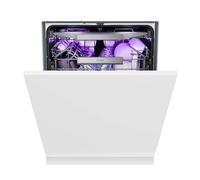 Haier I-PRO SHINE SERIES 6 - Biovitae Collection XS 4A4M4BB-80 Wifi Connected Fully Integrated Full Size Dishwasher - Black Bezel Control Panel with Sliding Door Hinge Kit - A Rated, Black