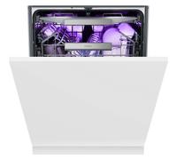 Haier I-PRO SHINE SERIES 6 - Biovitae Collection XS 4A4M4BB-80 Wifi Connected Fully Integrated Full Size Dishwasher - Black Bezel Control Panel with Sliding Door Hinge Kit Black