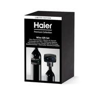 Haier Limited Edition Wine Gift Set - Wine Thermometer & Electric Vacuum Sealer - Keeps Wine Fresh up to 7 Days, Quick Temp Readings, Perfect Gift for Wine Connoisseurs