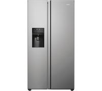 Haier HSR5918DIMP side-by-side refrigerator 511 L D Platinum, Stainless steel