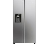 HAIER HSW79F18CIMM American-Style Smart Fridge Freezer - Platinum Inox, Silver/Grey