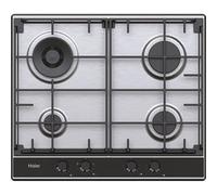 Haier Series 2 HAHG6BR4S2X 60cm Gas Hob - Black / Stainless Steel