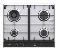 Haier Series 2 HAHG6BR4S2X 60cm Gas Hob - Black / Stainless Steel