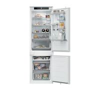 Haier Series 6 HBQW5518EK-UK 177cm High 70/30 Integrated No Frost Fridge Freezer with Sliding Door Fixing Kit - White - E Rated, White