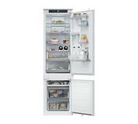 Haier Series 6 HBQW5519EK-UK 194cm High 70/30 Integrated No Frost Fridge Freezer with Sliding Door Fixing Kit - White - E Rated, White
