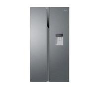 Haier Series 3 HSR3918EWPG 90cm No Frost Silver American Fridge Freezer with Water Dipenser