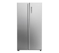 Haier HSW59F18DNMM 90cm Wide American Fridge Freezer, Non-Plumbed, Stainless Steel, D Rated