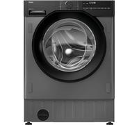 Haier Series 6 BHA6S696M6DB9R80 Wifi Connected Integrated 9Kg/6Kg Washer Dryer with 1600 rpm - Graphite - D Rated [Wash&Dry], A Rated [Wash Only], Silver