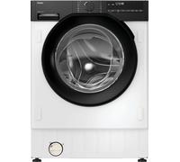 Haier Series 6 Integrated Washer Dryer With Autodose, 9 Kg Wash, 6 Kg Dry, Combined Cycle Class D,1600 RPM, hOn App Connectivity, Anti-Bacterial Treatment, White and Black,60x53x82 cm-BHA6SD696M6DB980