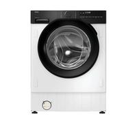 Haier Series 6 Integrated Washing Machine With Autodose, 9 Kg Wash Capacity, 1600 RPM, A-30 percent Rated, hOn App Connectivity, Anti-Bacterial Treatment, White and Black, 60x53x82 cm-BHA6SD69M6DB9-80