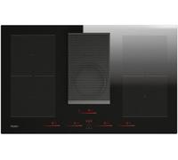 Haier I-Dual Series 6 HAIH8IFMCF Black Built-in 83 cm Zone induction hob 4 zone(s) Built-in hood