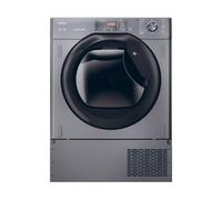 Haier Series 6 Integrated Heat Pump Tumble Dryer HDB4 H7A2TBERX80, 7kg Energy Class, Graphite & Black