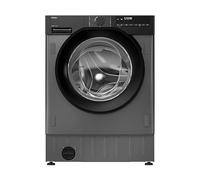 Haier Series 6 Integrated Washing Machine, 9 Kg Wash Capacity, 1600 RPM, A-30 percent Rated, hOn App Connectivity, Anti-Bacterial Treatment, Graphite and Black, 60x53x82 cm - BHA6S69M6DB9RJ80