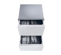 Haier Series 6 XDD 66E5LS-80 Fully Integrated Double Drawer Dishwasher, 12 Place Settings, 60cm, 5 Year Warranty