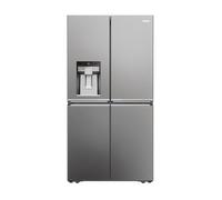 Haier Series 7 HCR7918EIMP Silver Freestanding American Style Fridge-Freezer - Plumbed In Ice & Water