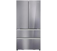 HAIER Series 7 HFR79F19EFGK Fridge Freezer - Sapphire Glass, Silver/Grey