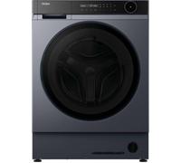 Haier Series 8 HWB100B14858GUUK Integrated 10kg WiFi Connected Washing Machine with 1400 rpm - Graphite - A Rated, Silver