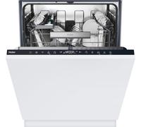 Haier XI 4C4S0SB-80 Washlens Plus Series 2 Integrated Dishwasher, 14 place Setting, Black Bezel, C Rated