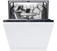 Haier XI 4C4S0SB-80 Washlens Plus Series 2 Integrated Dishwasher, 14 place Setting, Black Bezel, C Rated