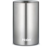 Haier Stainless Steel Tabletop Wine-Champagne Ice Cooler Bucket - Double Walled Design - Universal Size Fits Standard Bottles - Premium Quality