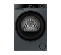 HAIER X Series 5 HD90-D357GU1-UK WiFi-enabled 9 kg Heat Pump Tumble Dryer - Graphite, Silver/Grey
