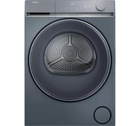 Haier X Series 7 HD90-C367GU1-UK Wifi Connected 9Kg Heat Pump Tumble Dryer - Graphite - A++ Rated, Silver
