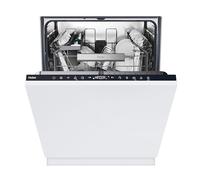 Haier XI 4C4S0SB-80 Washlens Plus Series 2 Integrated Dishwasher, 14 place Setting, Black Bezel, C Rated