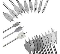 Haierr 4pcs Wood Drill Bit Set - 40mm/45mm/50mm/55mm Carbon Steel Spade Drill Bits for Soft/Medium-Hard Wood & DIY/Professional Use