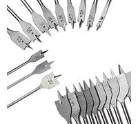 Haierr 6-50Mm Flat Drill High-Carbon Steel Wood Drill Bit Set - 38Mm