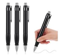 HaiFafafaing 3 Pcs Big Fat Pens - Weighted Thick Pens - Enhanced Writing Stability Easy Thick Grip For Arthritis And Elderly