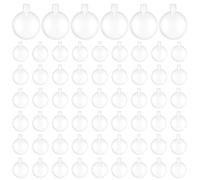 HaiFafafaing 60 Pcs Squeakers for Inside Toys, 30mm Dog Squeakers Replacement, Transparent Pet Toy Inserts, EVA Material Squeak Toys