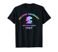 Haight Ashbury San Francisco, CA 1967 Retro Mushroom T-Shirt