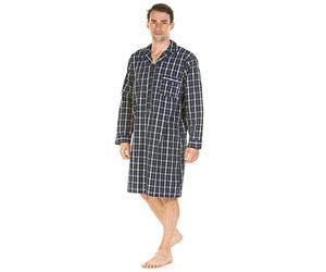 Haigman 100% Cotton Nightshirt 7391 Navy Check XL