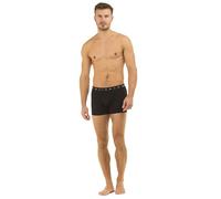 Haigman Men’s 3-Pack Cotton Stretch Trunks - Soft Breathable Underwear - 95% Combed Cotton 5% Elastane - Everyday Comfort Boxer Briefs (UK, Alpha, M, Regular, Regular, Black)