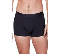 Haigman Men's 4 Pack Bamboo Cotton Soft Stretch Boxer Trunks in Black | Size: Medium Haigman Black M