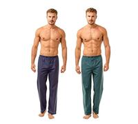 Haigman Mens Pyjama Bottoms Twin Pack | Medium, Large, XLarge, XXLarge