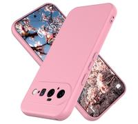 HAII for Google Pixel 11 Case, Slim Liquid Silicone for Women Men with Scratch-Resistant Microfiber Lining Shockproof Soft Silicone Protective Phone Case (Pink, Pixel 11)