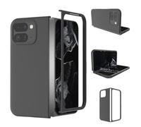 HAII for Google Pixel 9 Pro Fold Case Compatible with MagSafe Slim Thin Hard PC Frosted Rugged Drop-Proof Shockproof Protective Case for Google 9 Pro Fold (Black)