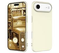 HAII for iPhone Air Case, Slim Liquid Silicone for Women Men with Scratch-Resistant Microfiber Lining Shockproof Soft Silicone Protective Phone Case for iPhone Air (Antique White)