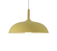 HAIIQU Industrial Dome Pendant Light Creative Macaron Color Hanging Ceiling Lighting 60cm Large Light Shade For Home E27 Base Personality Chandeliers For Foyer Dining Living Room Kitchen