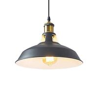 HAIIQU Semi Flush Mount Pendant Light Fixture Industrial Edison Ceiling Lamp Black Nautical Metal Ceiling Light Rustic Farmhouse Hanging Lighting For Kitchen Island, Dining Room, Hallway