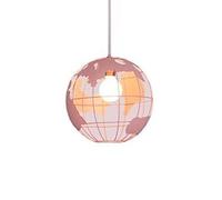 HAIIQU Unique Round Color Pendant Lamp Single Head Globe Map Shade Hanging Light Children's Room Boy Girl Room Light Fixture Hanging Lamp For Museum Science And Technology Museum Classroom