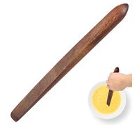 HAIJED 11 Inch Sourdough Bread Mixing Stir Stick Acacia Wood Sourdough Spatula Practical Sourdough Bread Making Tools Wooden Paddle Stirring Stick for Kitchen Cooking