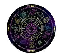 Haiki Astrology Pendulums Mat Constellations Mousepad Rubber Divinations Mat Dowsing Pendulums Ceremony For Desk Decoration Witchcrafts Supplies Desk Decoration