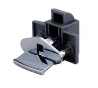 Haiki Keyless Push Cabinet Locks Metal Button Latches Modern Simple Keyless For Campers Car Caravans & Motorhomes Cabinets Compartment Latches